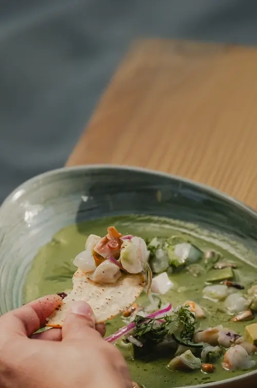 sabores frescos junto al mar
