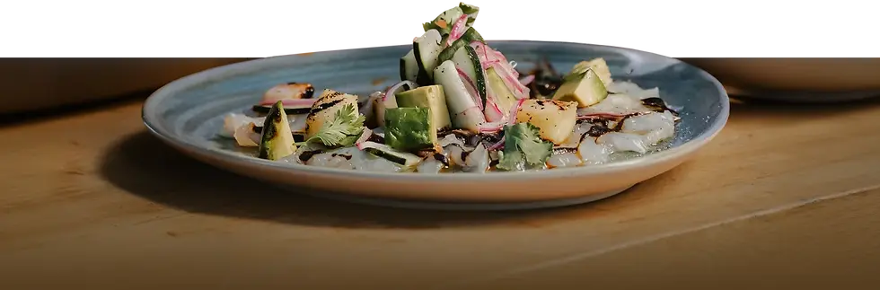 Fresh fish and seafood at Tamara Beach